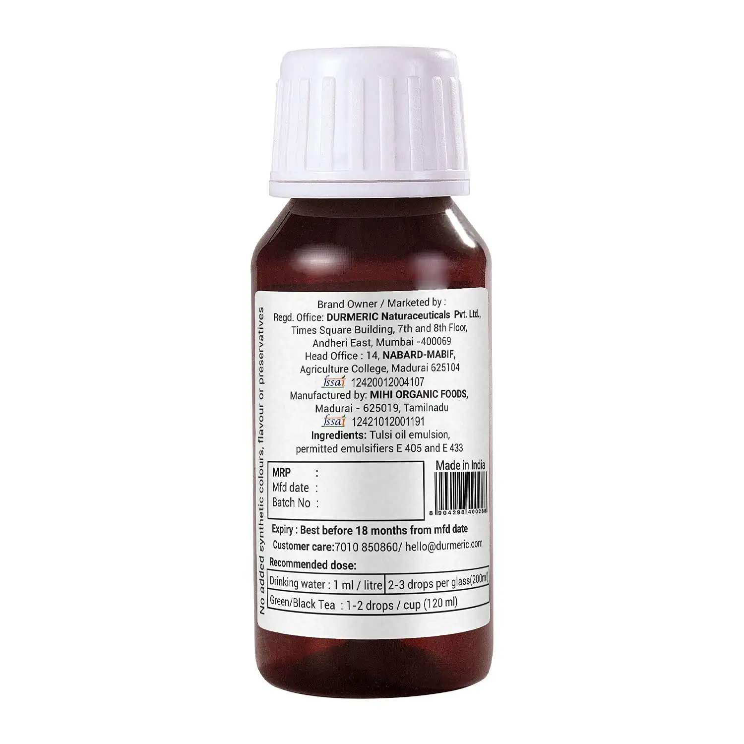 Durmeric Onedrop Thyme Oil - 60Ml